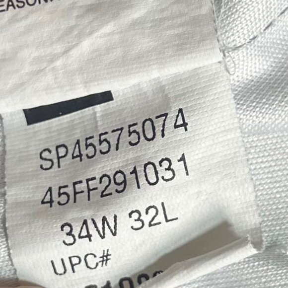 Izod Mens Golf Pants Stretch Flat-Front Performance Wear Gray Size 34x32 - Picture 10 of 10